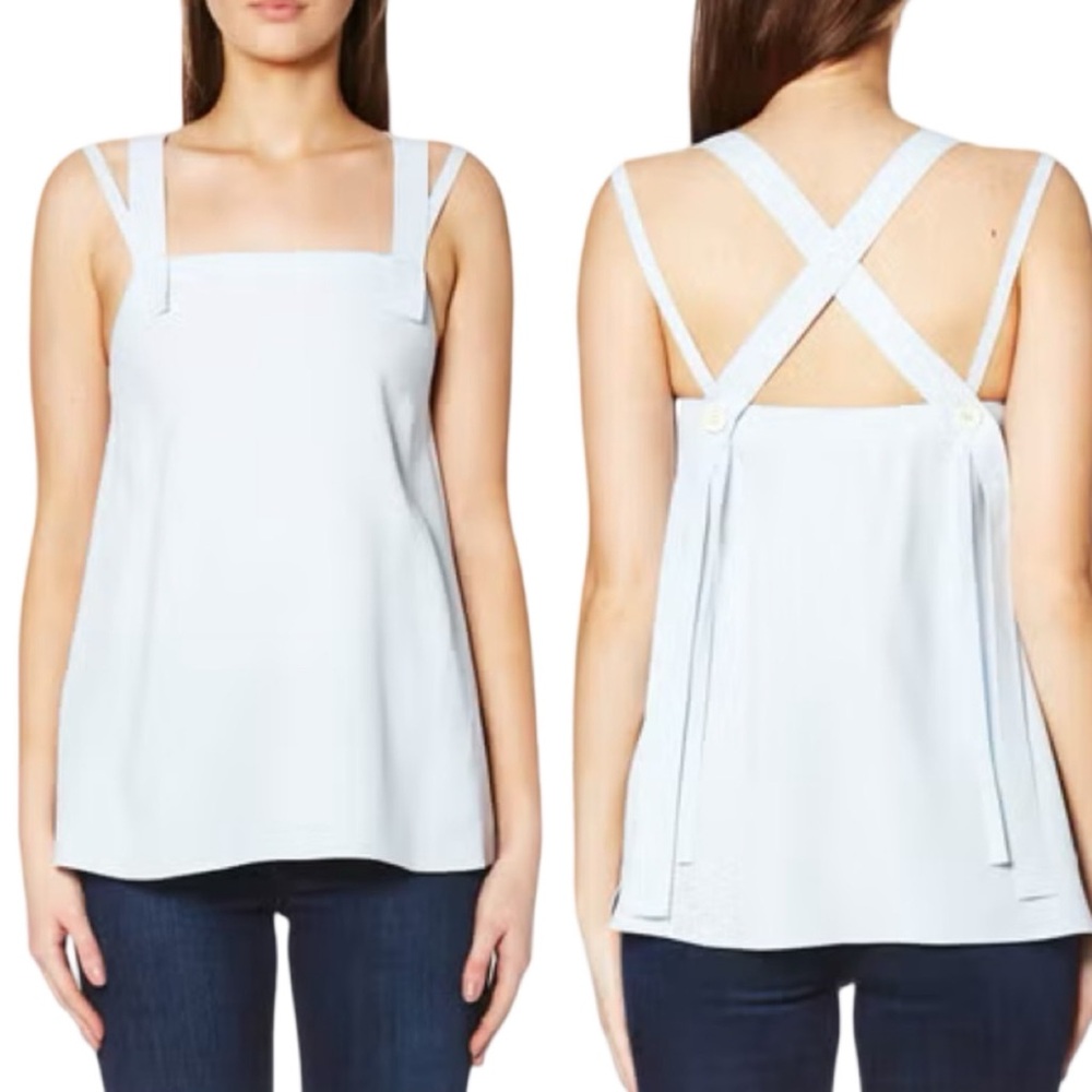 Helmut Lang Cross Back Top. Euc - image 1